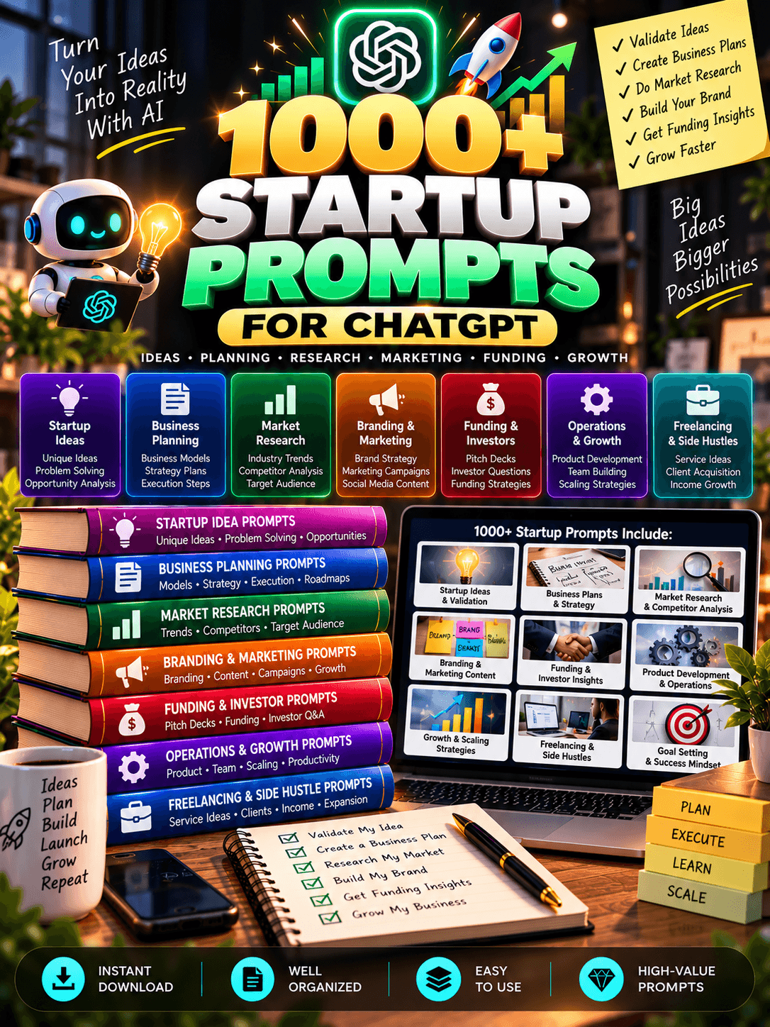 1000+ Startup Prompts